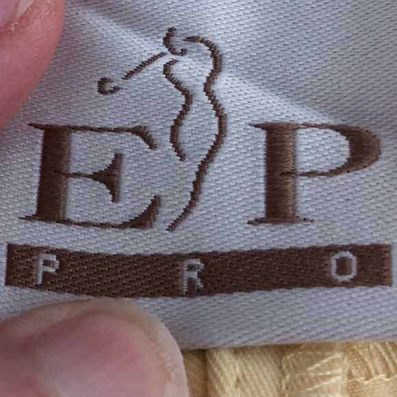 EP Pro Athletic Front Zip Mid Rise Bermuda Golf Shorts Pale Yellow Sz 8 NWOT - Picture 7 of 11